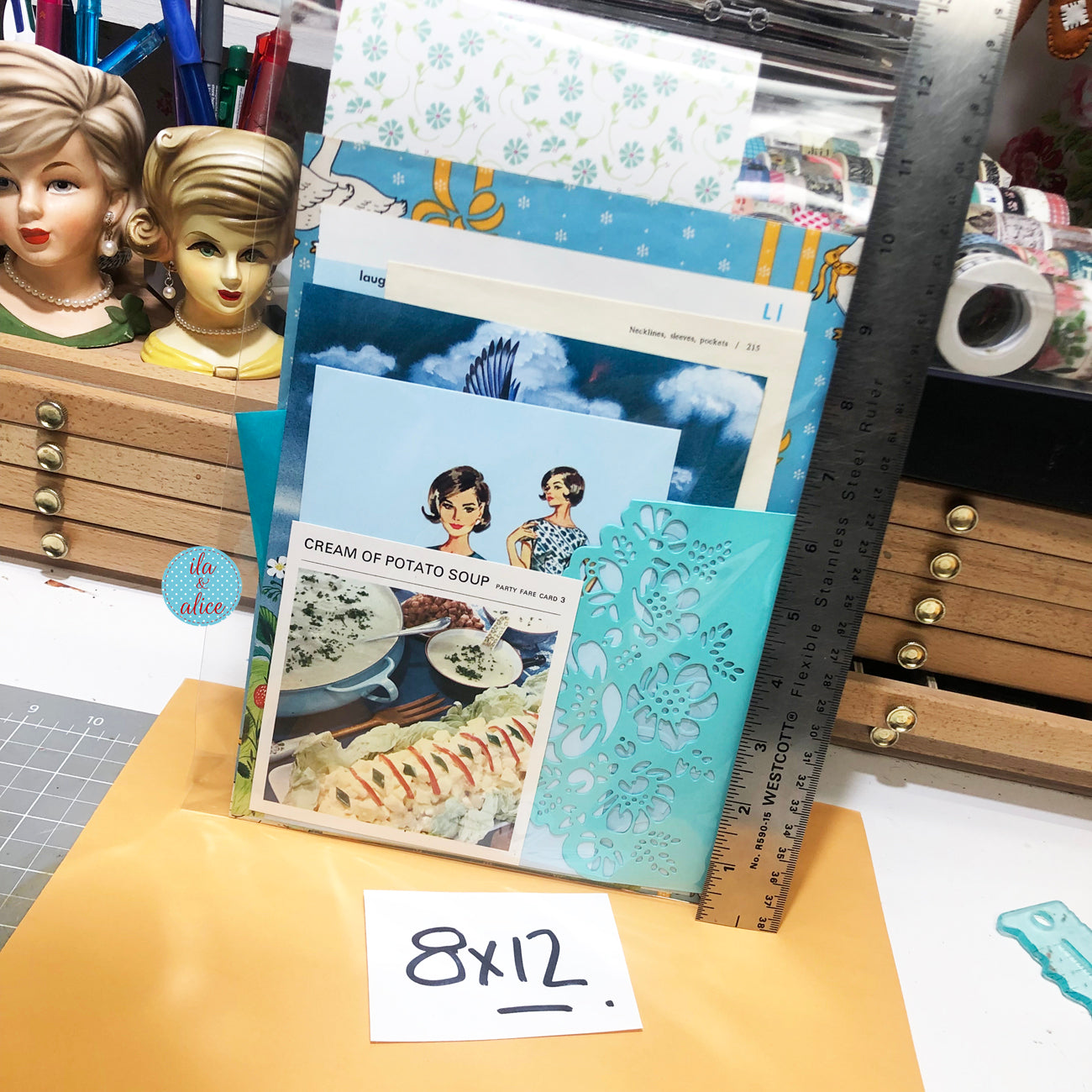 Collected Curiosities No. 04 — Birds and a Blue Sky Mix (8×12)