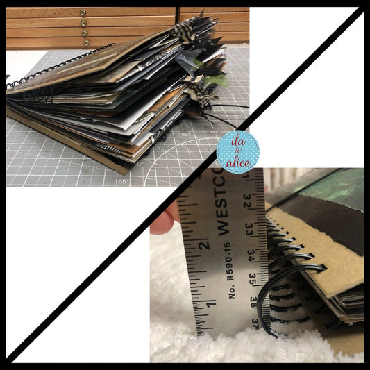 HUGE Dark Creepy Witchy Halloween Journal Journal ila & alice