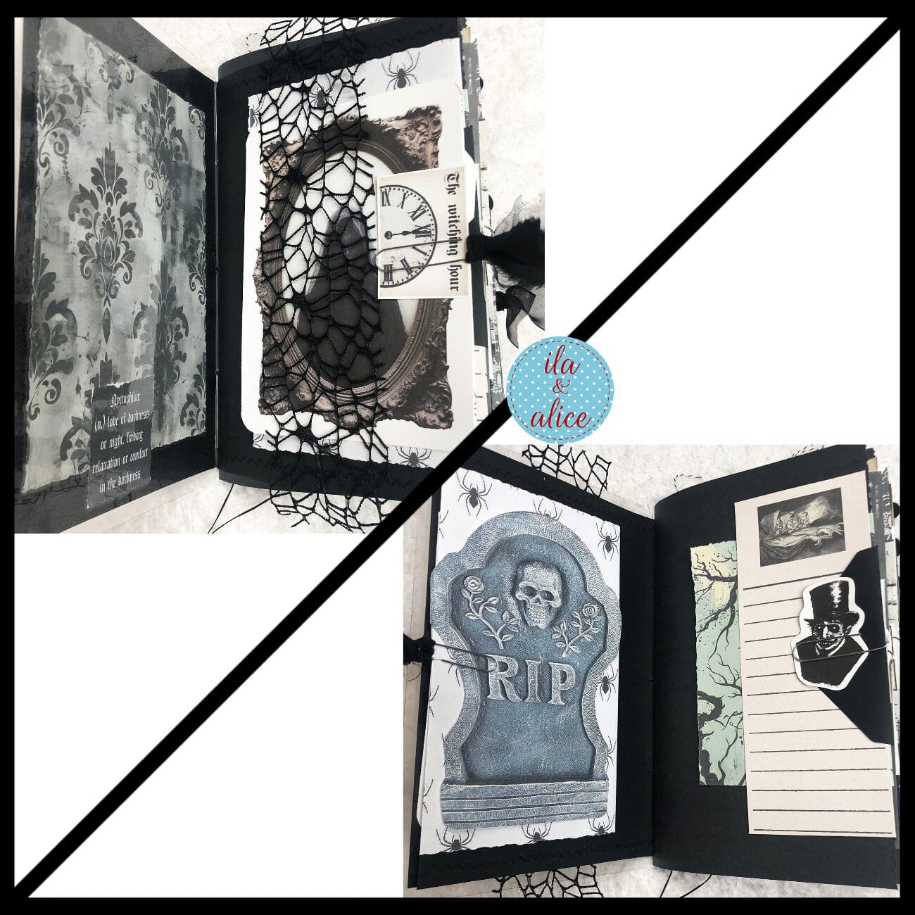 A Night of Fright Halloween Junk Journal #4 Journal ila & alice