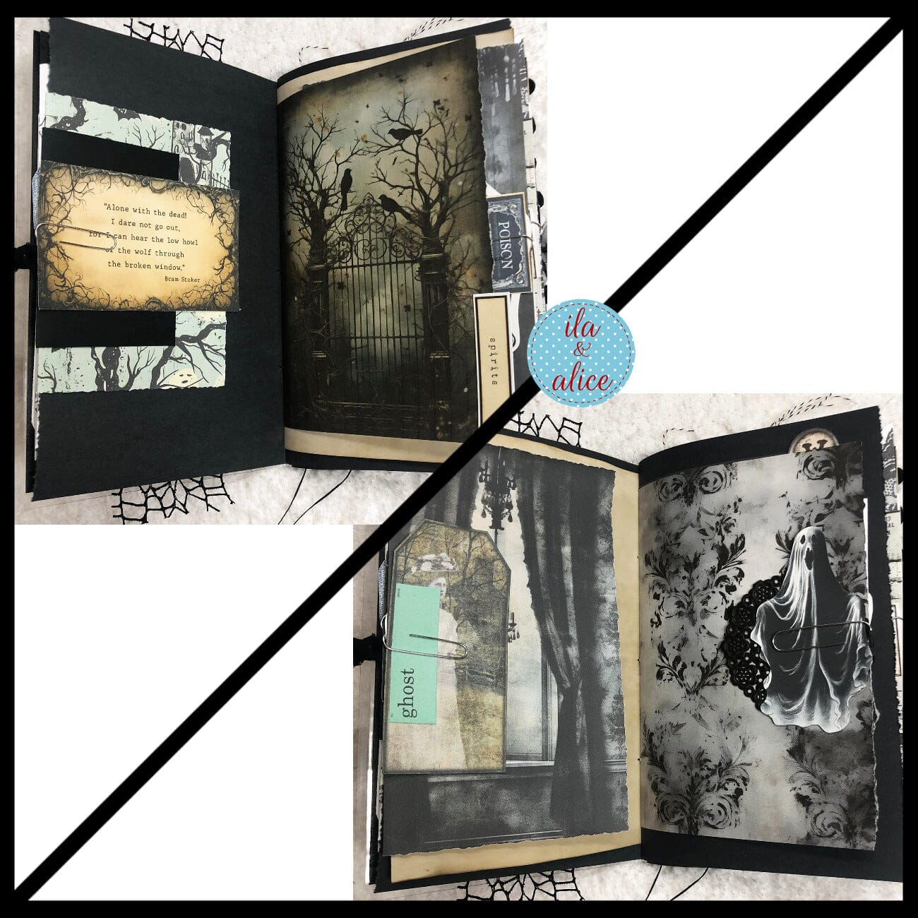 A Night of Fright Halloween Junk Journal #4 Journal ila & alice