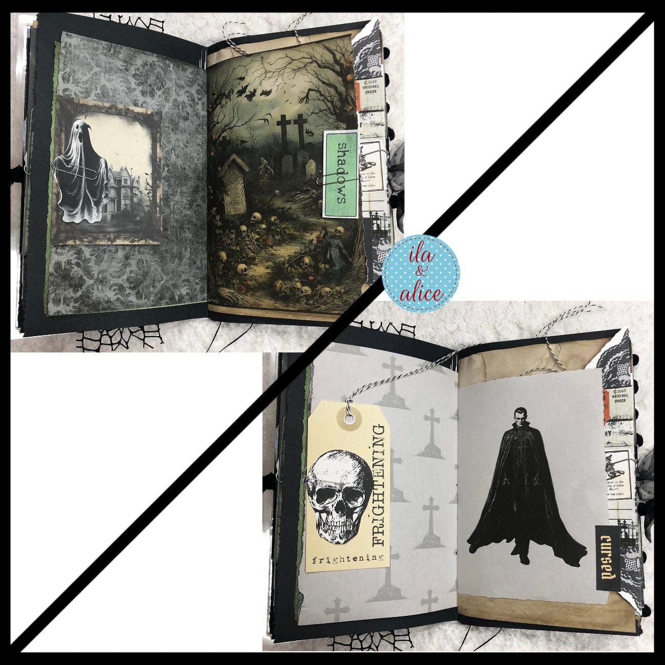A Night of Fright Halloween Junk Journal #1 Journal ila & alice
