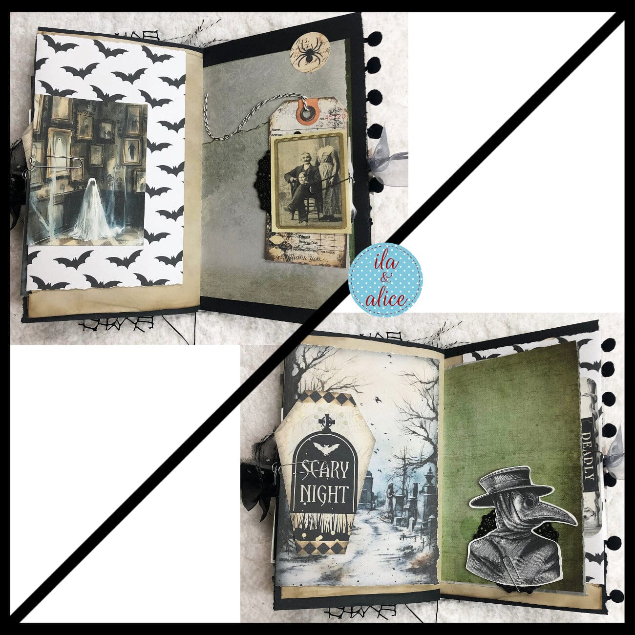A Night of Fright Halloween Junk Journal #2 Journal ila & alice