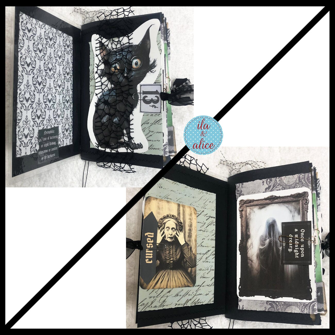 Scary Spooky Screams Halloween Junk Journal #3 Journal ila & alice