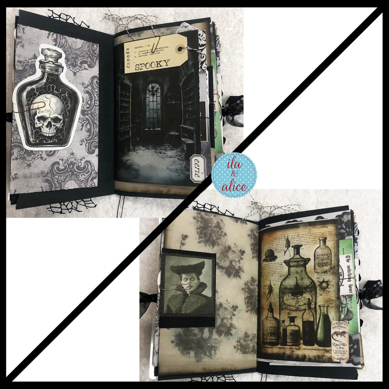 Scary Spooky Screams Halloween Junk Journal #4 Journal ila & alice