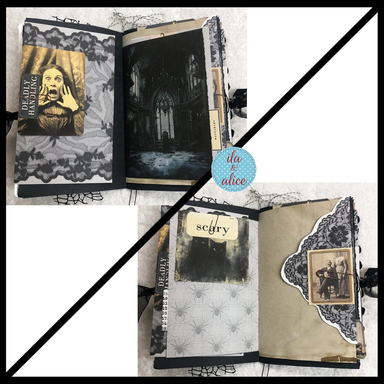 Scary Spooky Screams Halloween Junk Journal #1 Journal ila & alice
