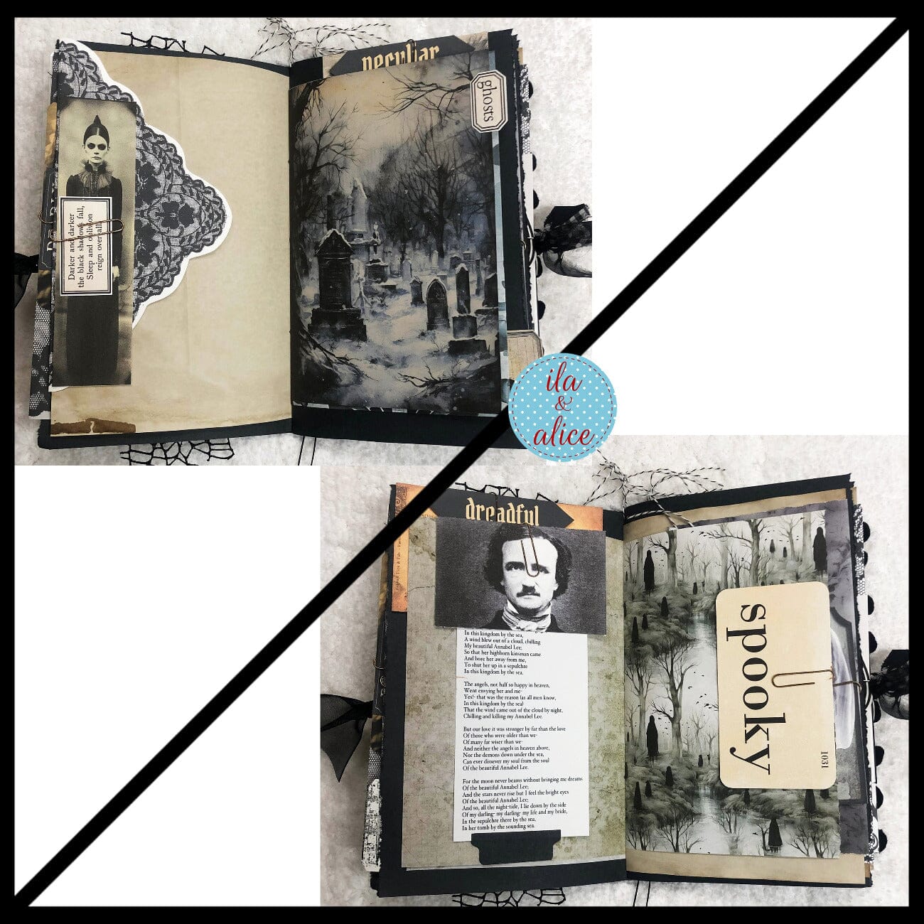 Scary Spooky Screams Halloween Junk Journal #4 Journal ila & alice