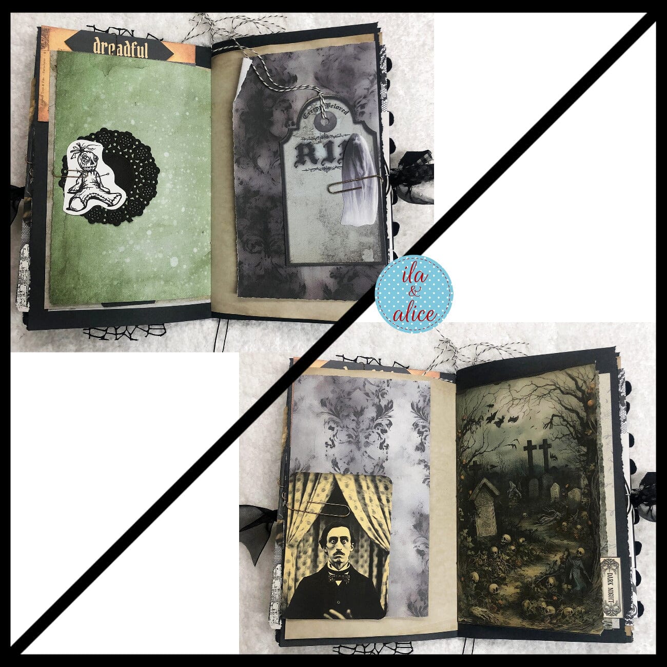 Scary Spooky Screams Halloween Junk Journal #1 Journal ila & alice