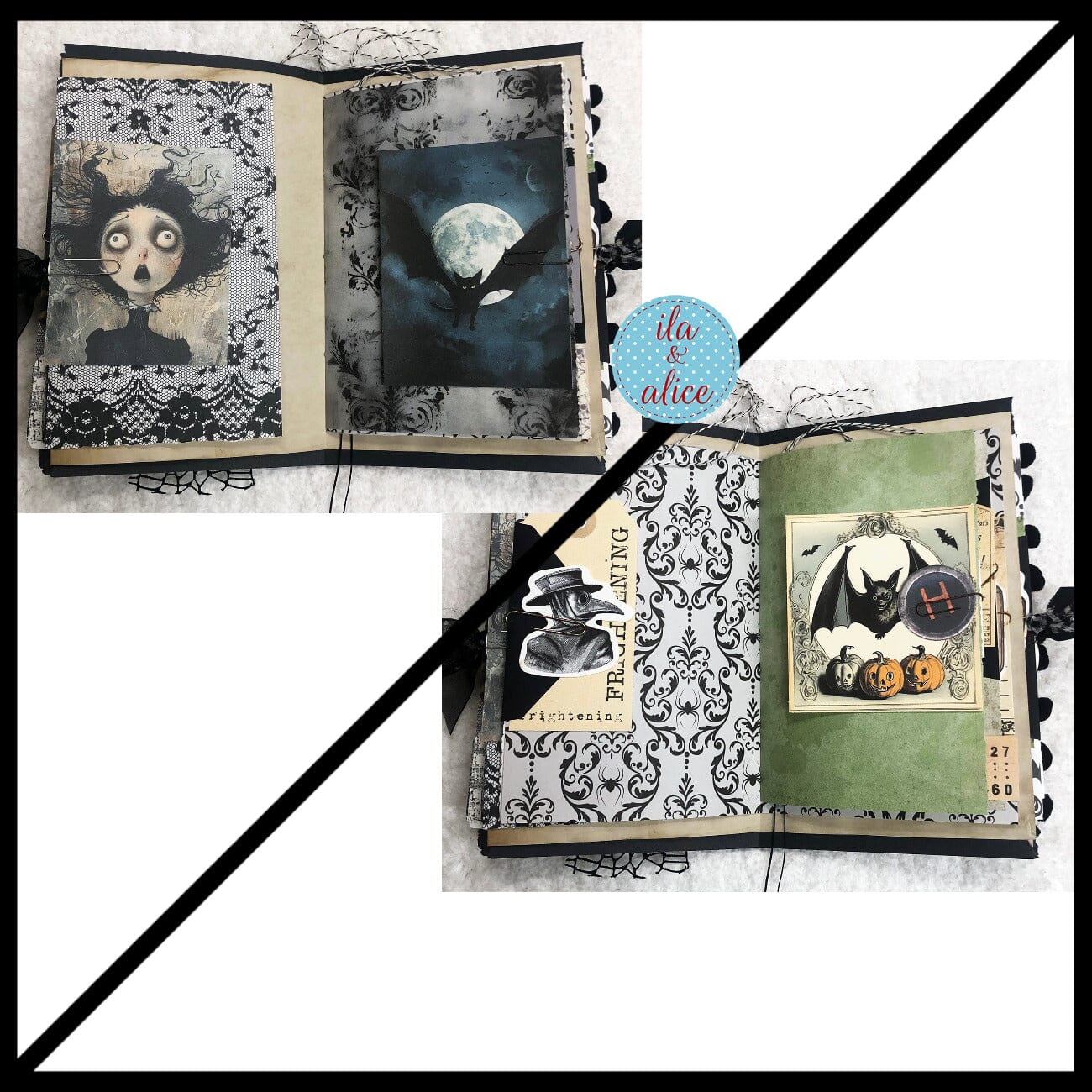 Scary Spooky Screams Halloween Junk Journal #2 Journal ila & alice