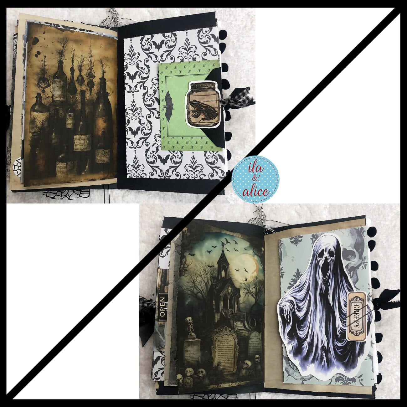 Scary Spooky Screams Halloween Junk Journal #2 Journal ila & alice