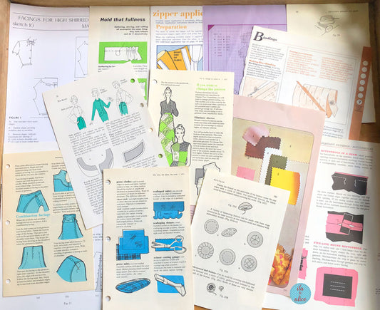 Vintage Sewing Paper Pack