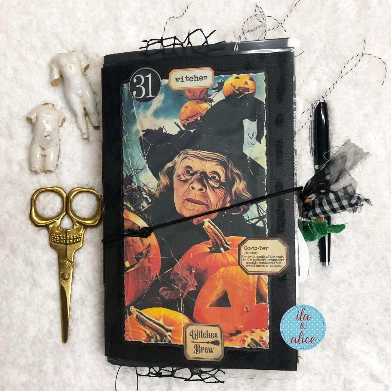 Witches & Pumpkins Oh My! Halloween Junk Journal #4 Journal ila & alice