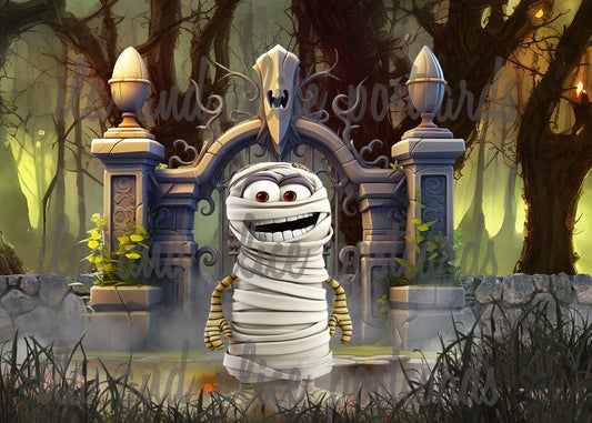 Dark Forest Cuties Halloween Postcards Post Cards ila & alice