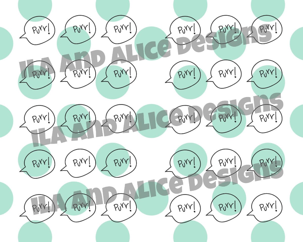 Digital Cat Junk Journal Paper-Green-5 Papers Journal ila & alice