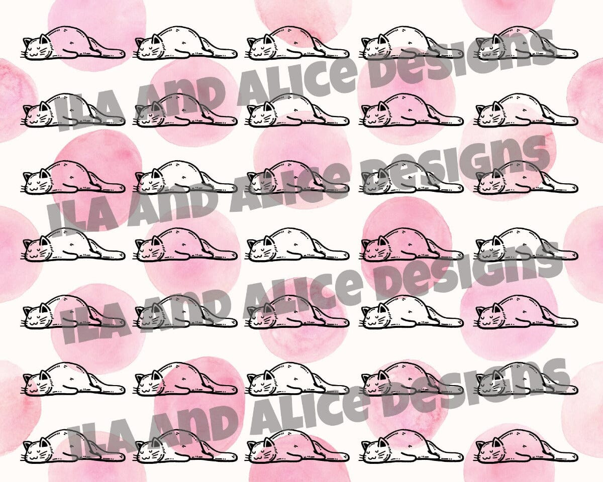 Digital Cat Junk Journal Paper-Pink-5 Papers Journal ila & alice