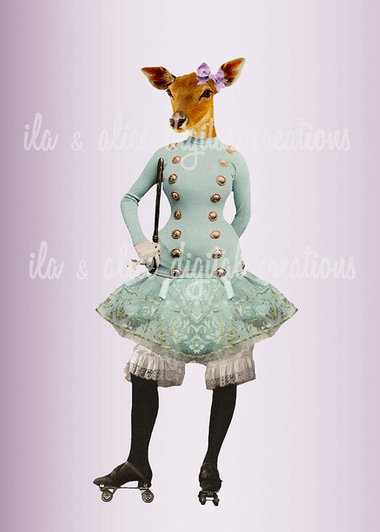 Fashionable with Fur and Feathers Postcards Post Cards ila & alice