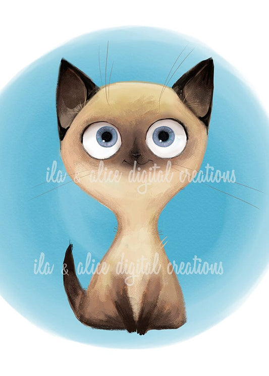 Mischievous Watercolour Cats Post Cards ila & alice