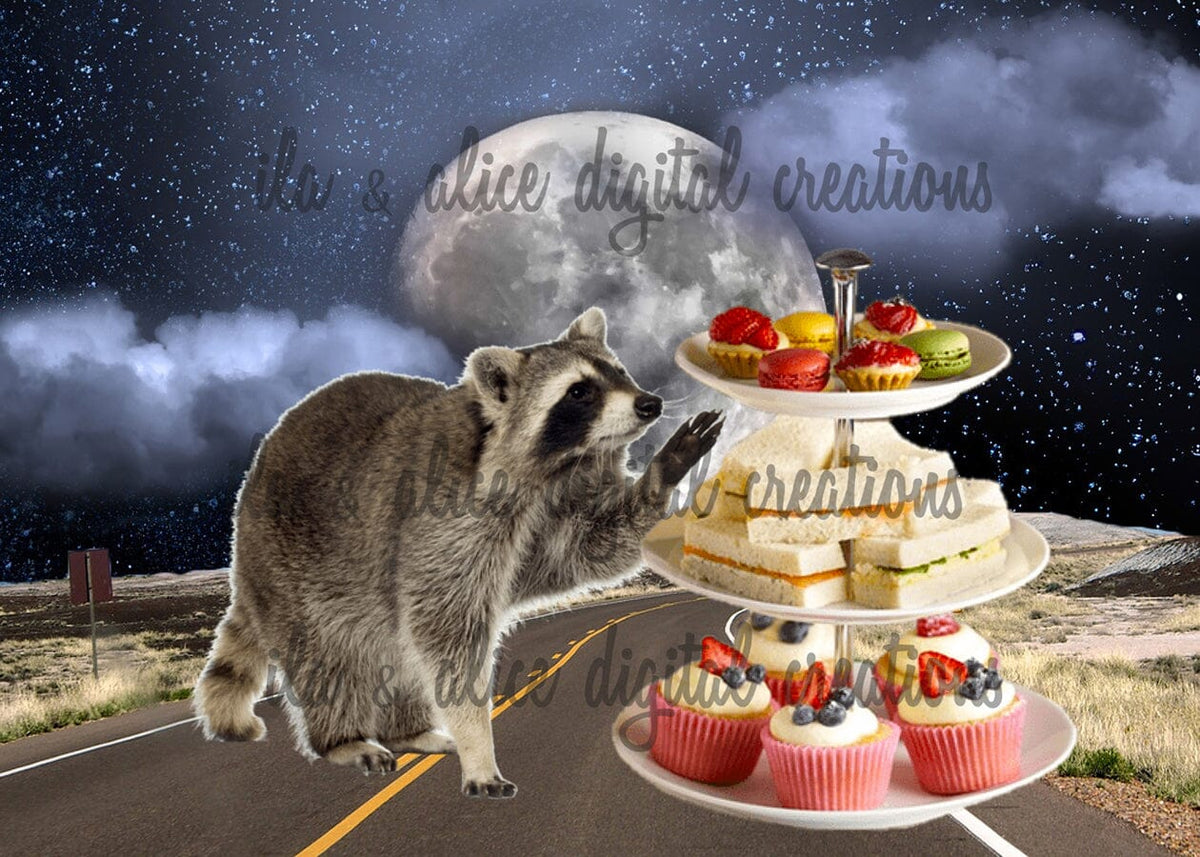 Sci-fi Collage Art Postcards Post Cards ila & alice