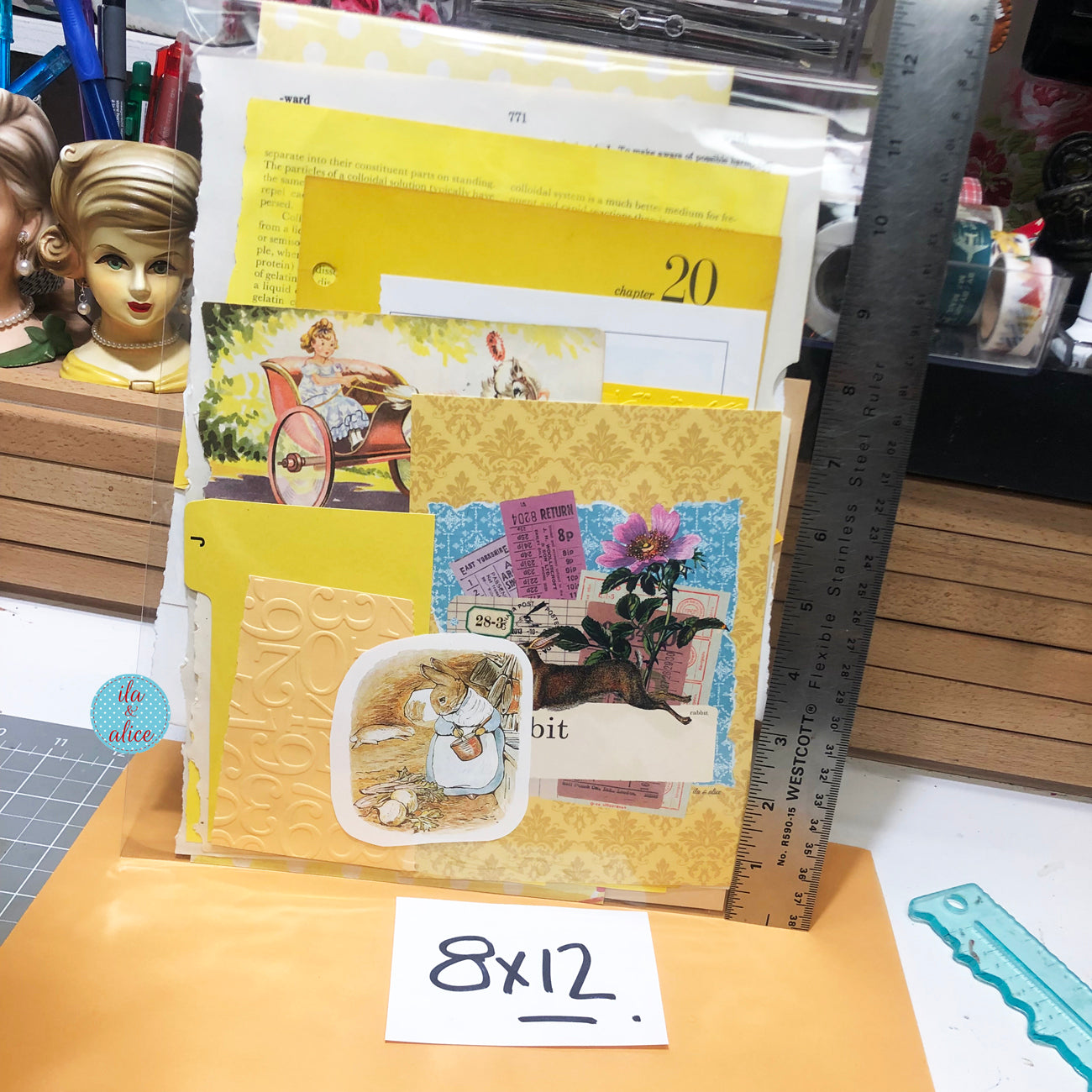 Collected Curiosities No. 02 – Mustard & Butter Mix (8×12)