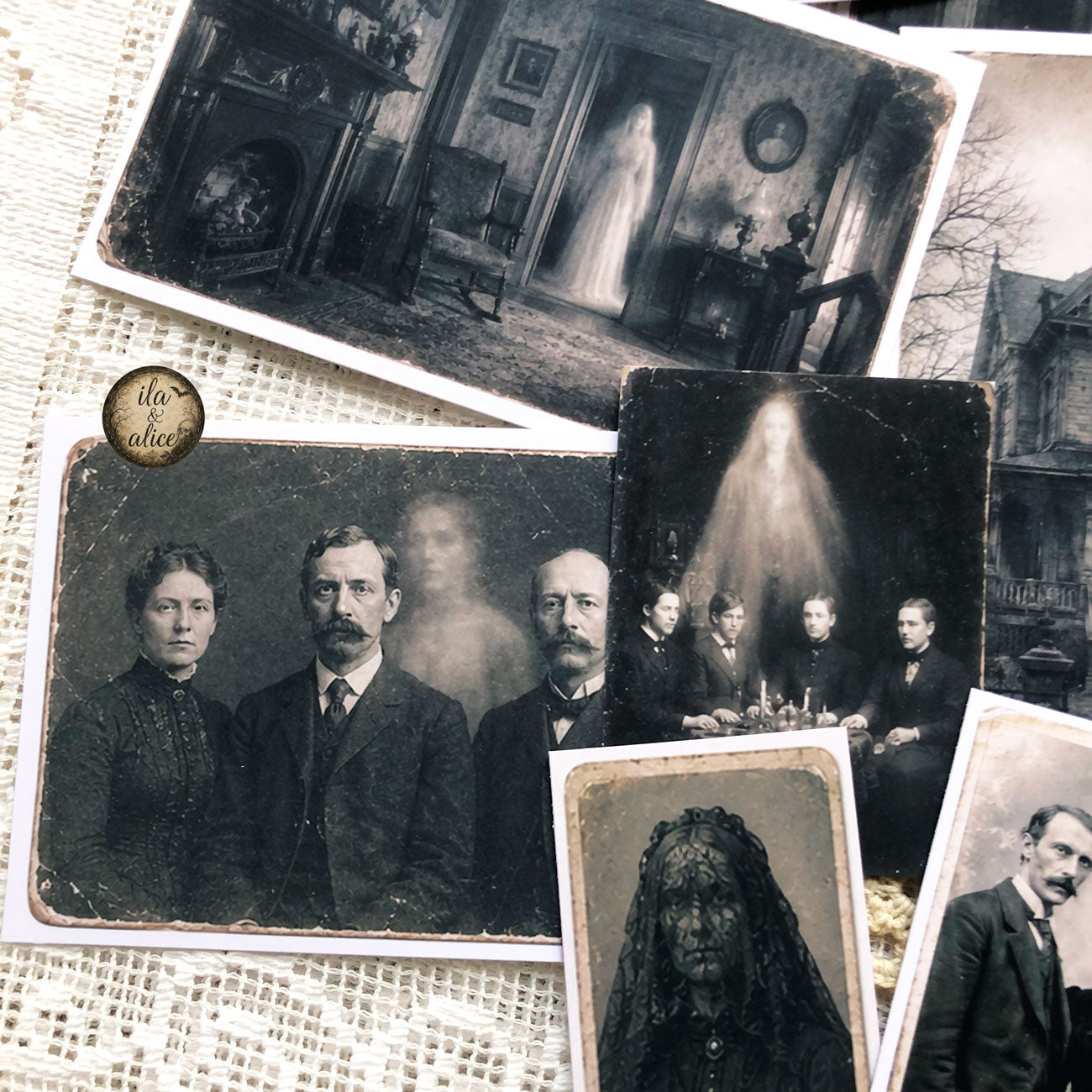 Spirit Visitors: Drawer No. 5 | Haunted Victorian Photo Ephemera Pack