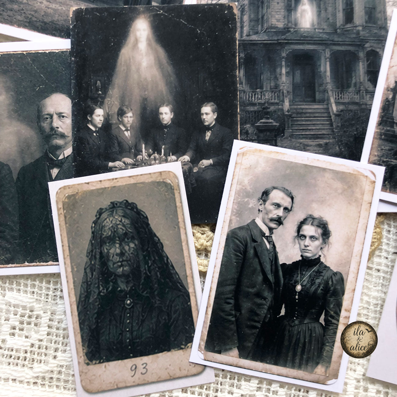Spirit Visitors: Drawer No. 5 | Haunted Victorian Photo Ephemera Pack