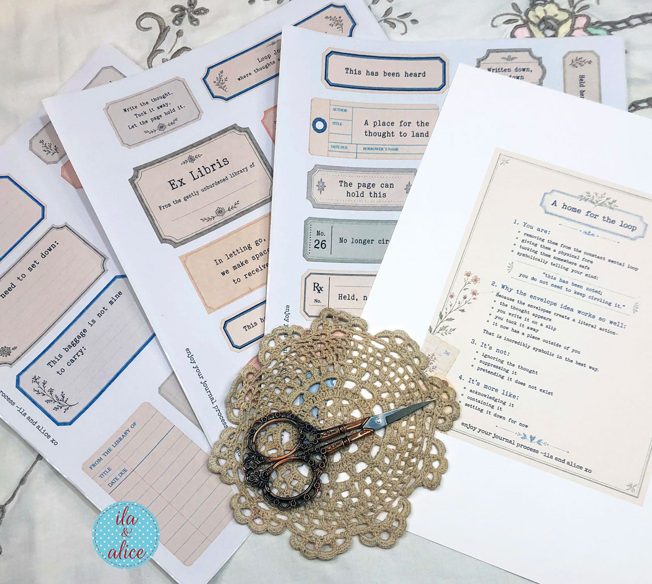 Loop Journal Companion Kit | Printed Journal Pages Mailed to You