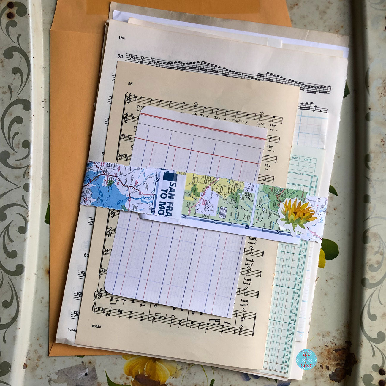 Vintage Music & Ledger Paper Pack