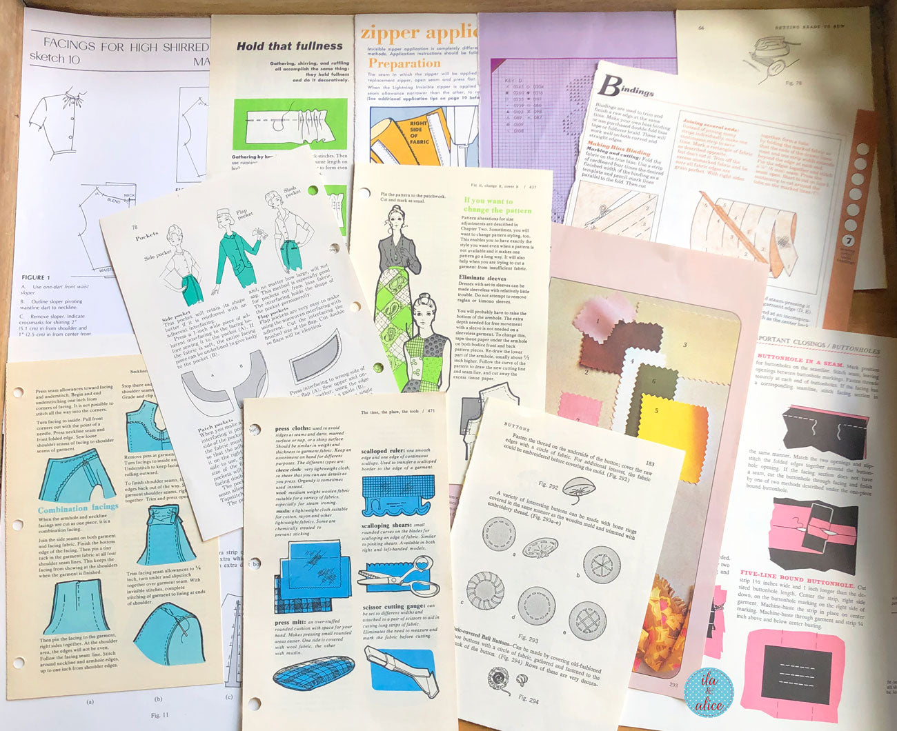 Vintage Sewing Paper Pack