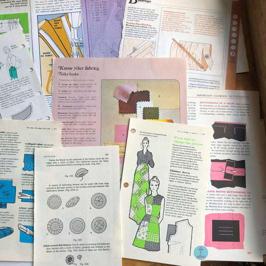 Vintage Sewing Paper Pack