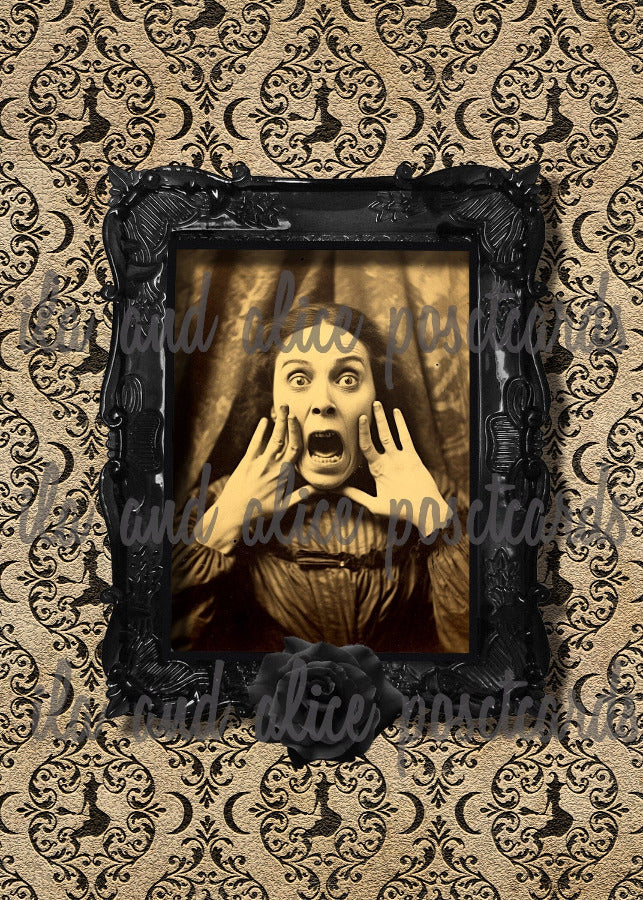 Spooky Screamers Halloween Postcards Post Cards ila & alice 