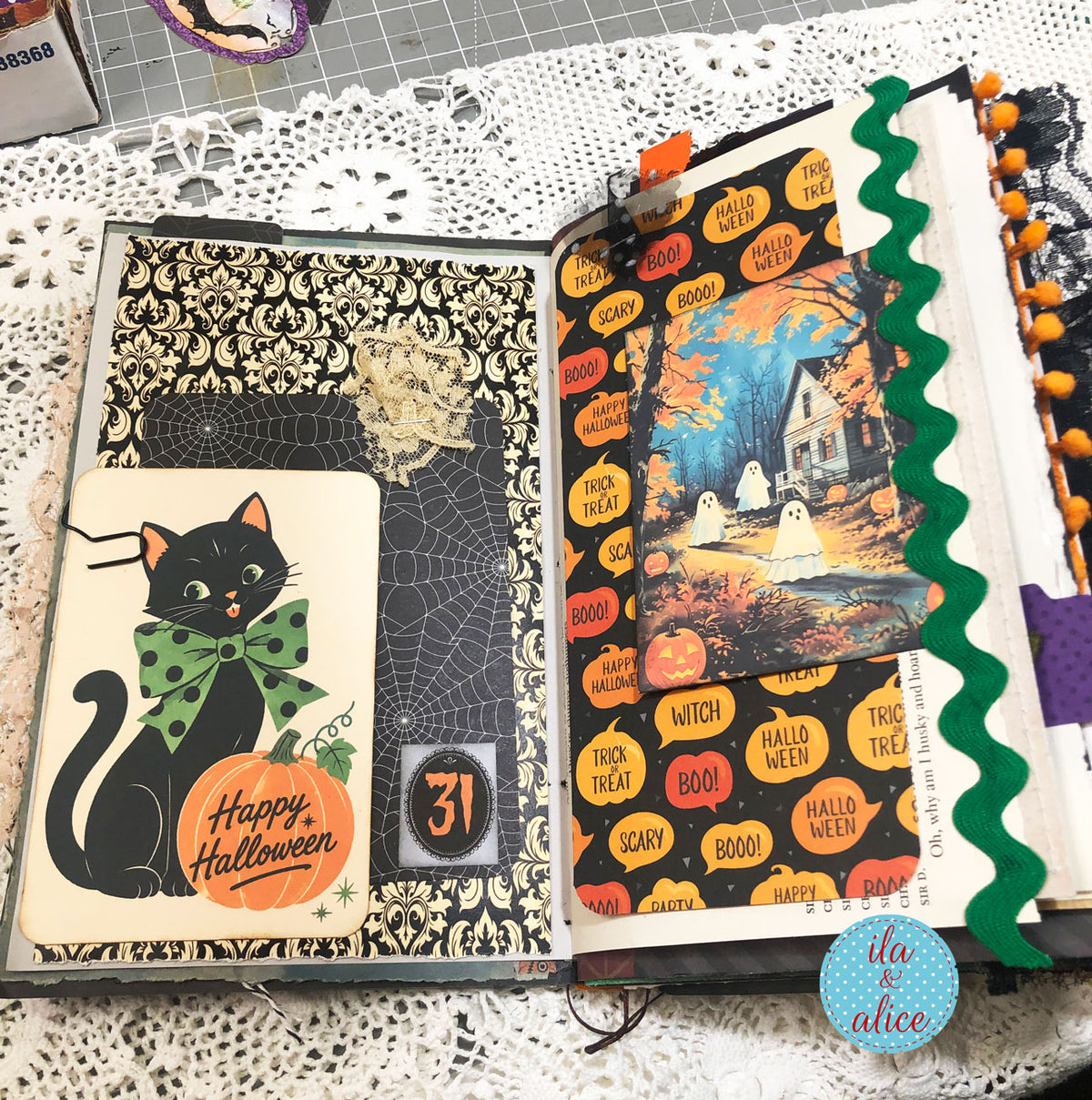 Frightfully Full — One-of-a-Kind Halloween Junk Journal