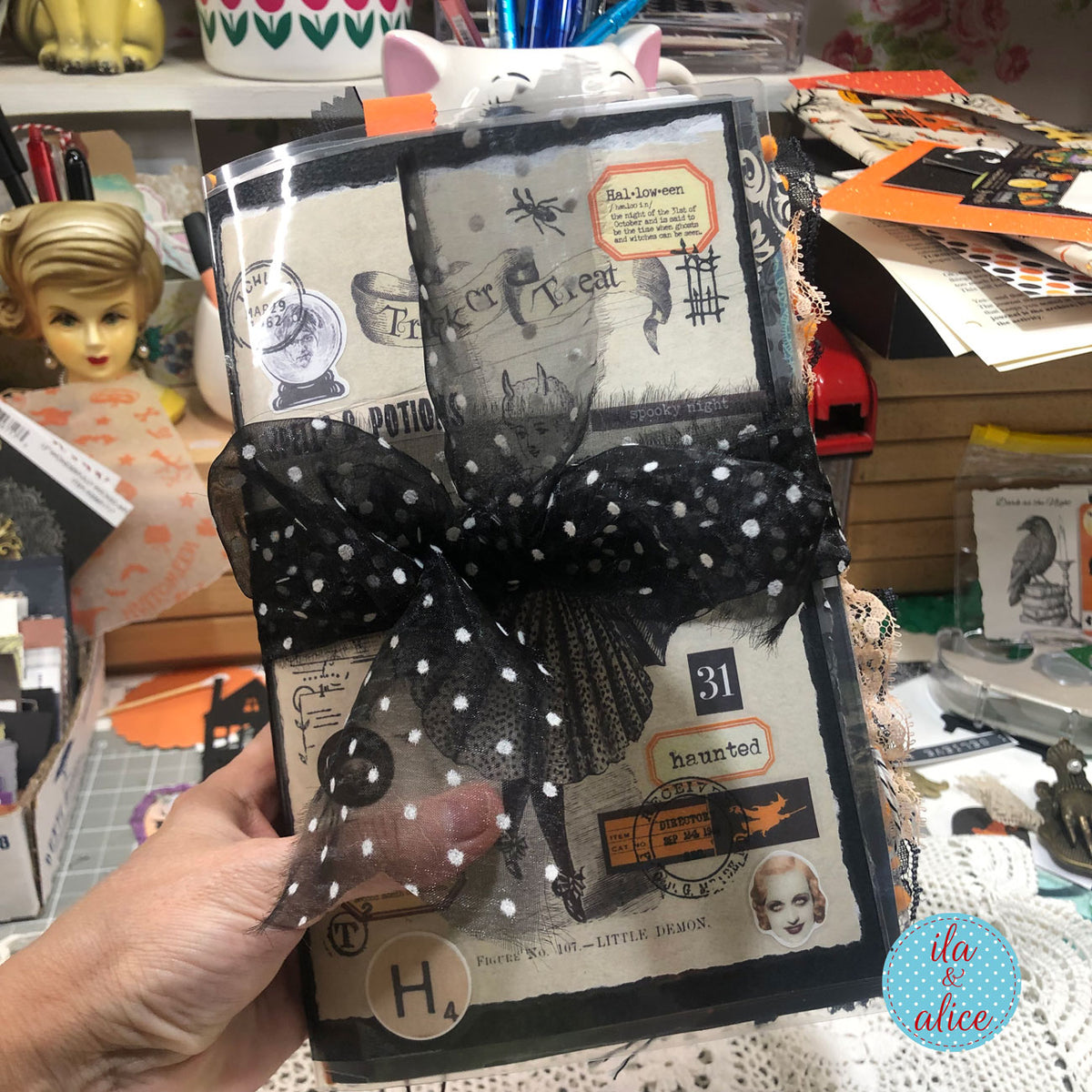 Frightfully Full — One-of-a-Kind Halloween Junk Journal