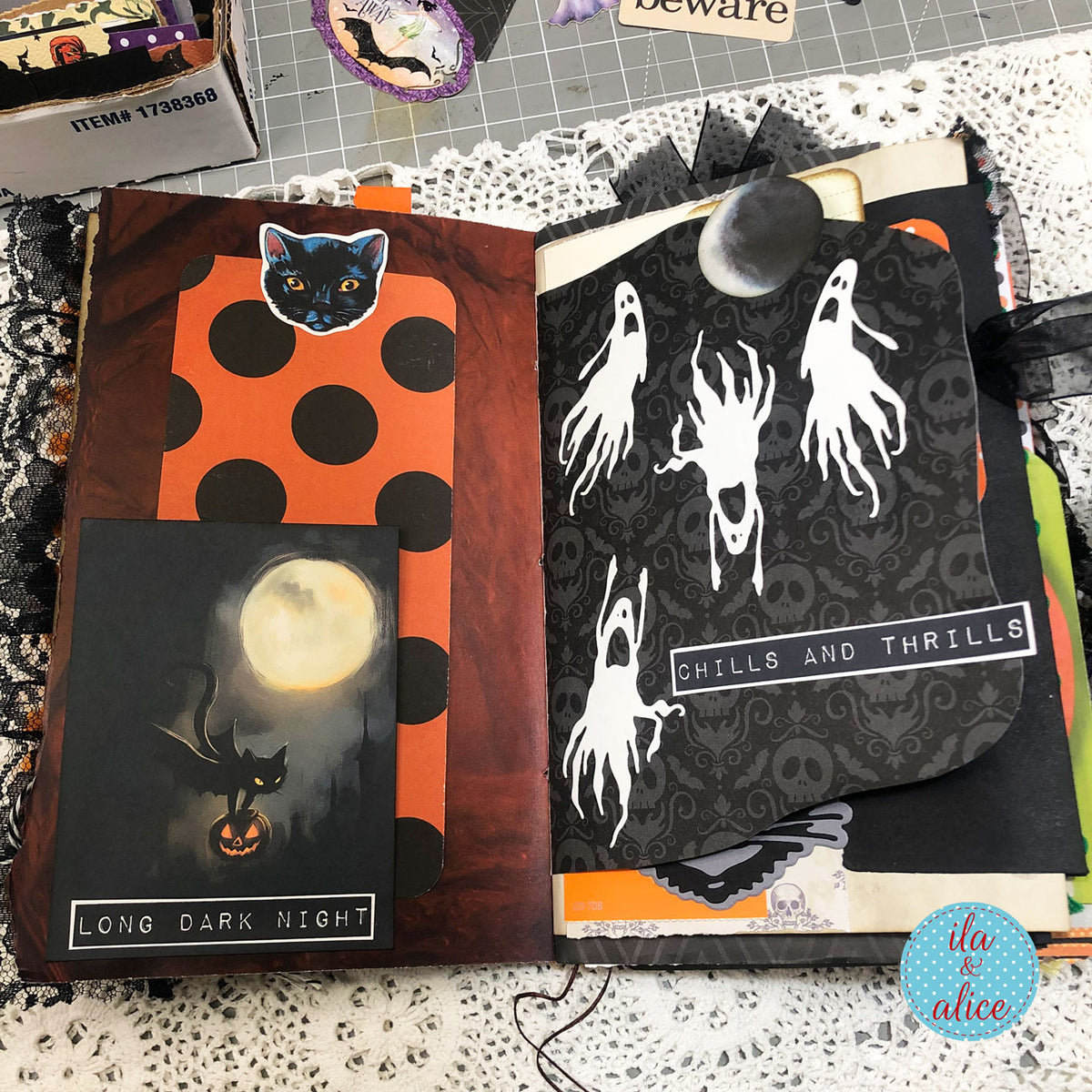 Frightfully Full — One-of-a-Kind Halloween Junk Journal