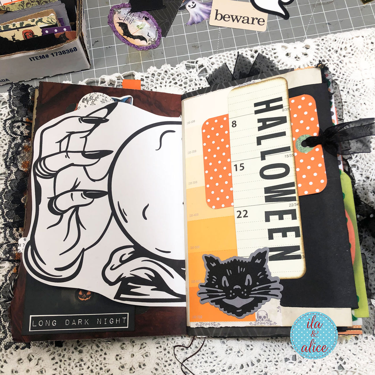 Frightfully Full — One-of-a-Kind Halloween Junk Journal
