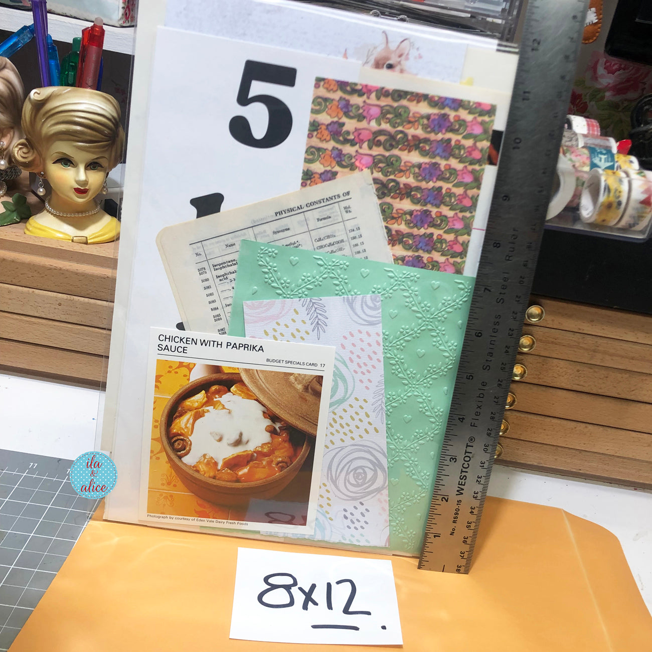 Collected Curiosities No. 08 – Squirrels & Snails Mix (8×12)