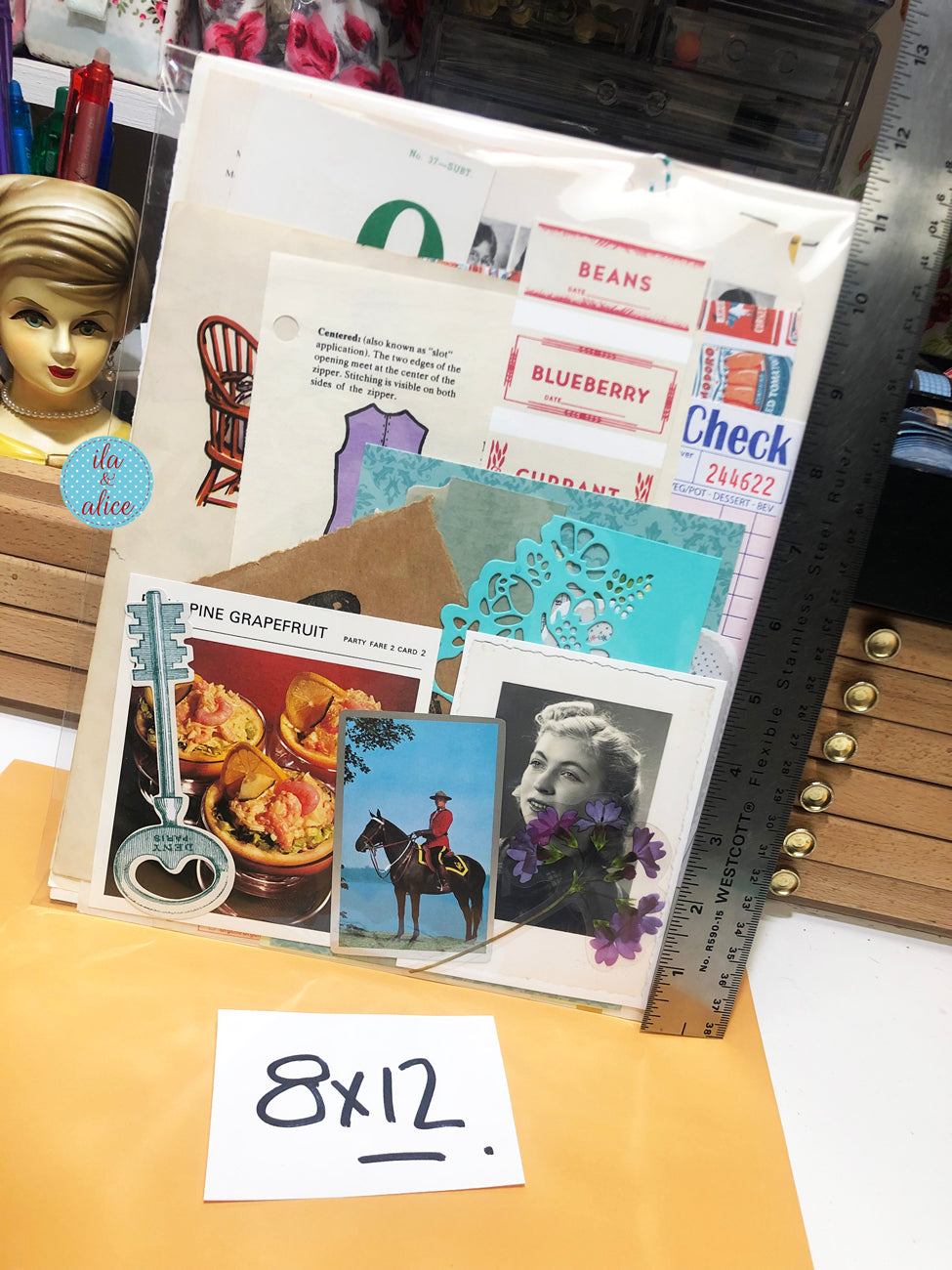 Collected Curiosities No. 01 – Vintage Homemaker Mix (8×12)