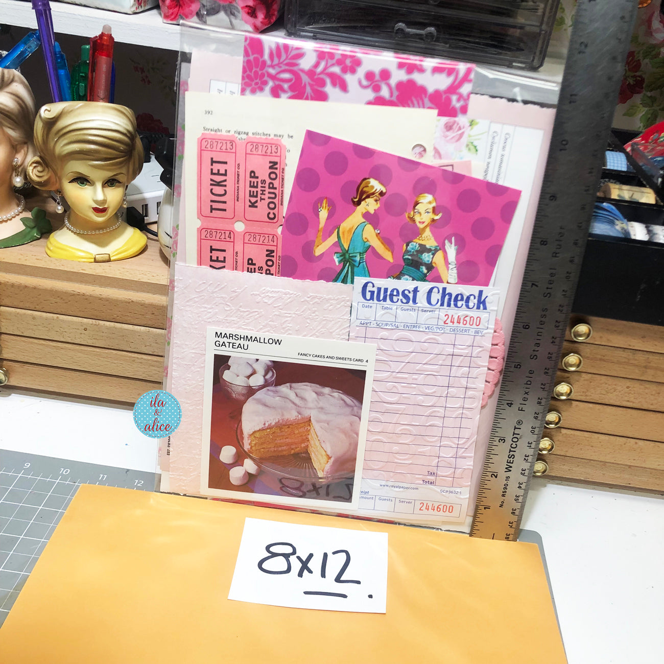 Collected Curiosities No. 03 — Strawberry Social Mix (8×12)