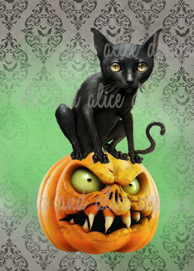 Copy of Dapper Jack Halloween Postcards Post Cards ila & alice 