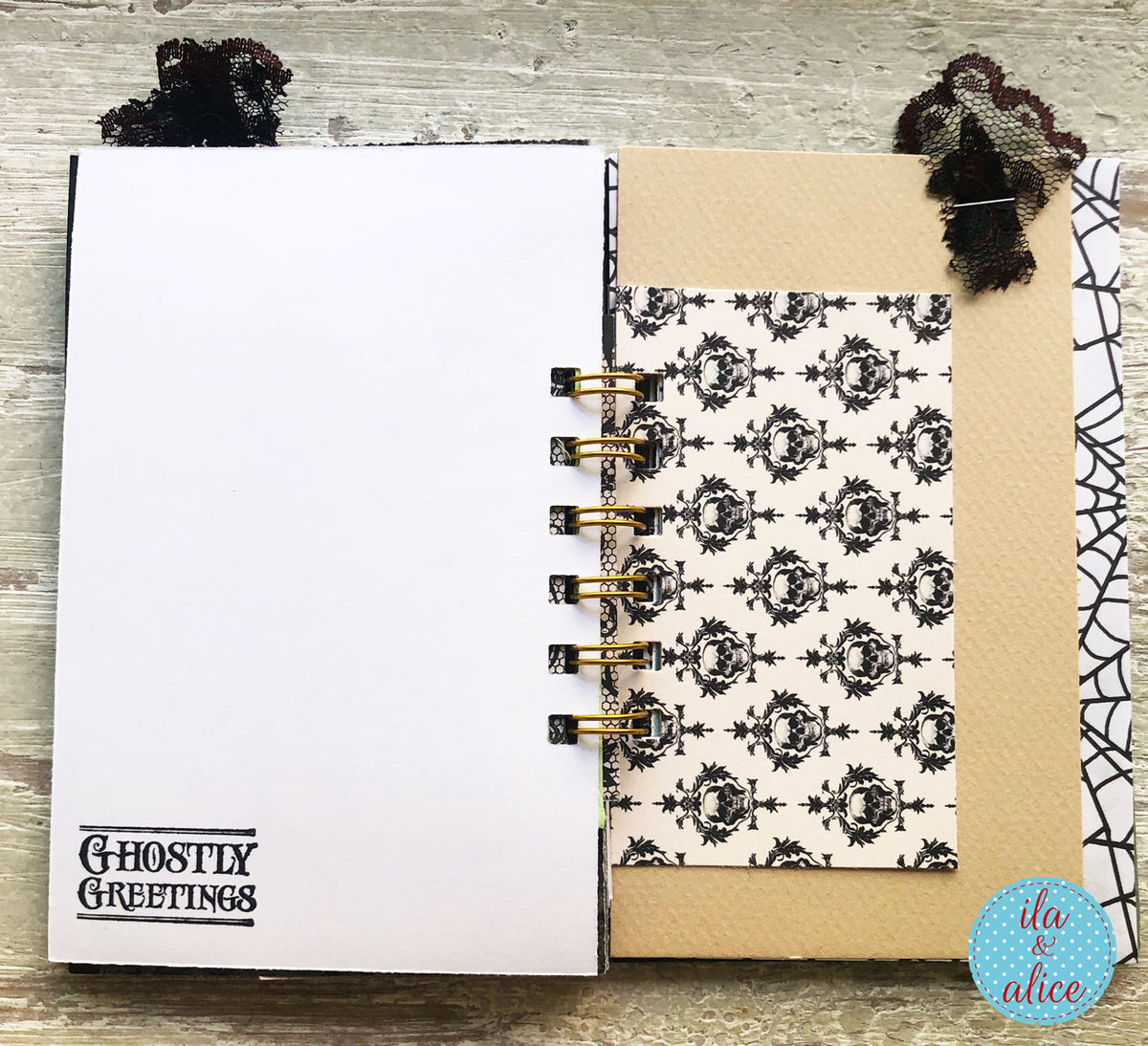 Halloween Mini Journal No. 4 | Night of Witches Gothic Mini Junk Journal