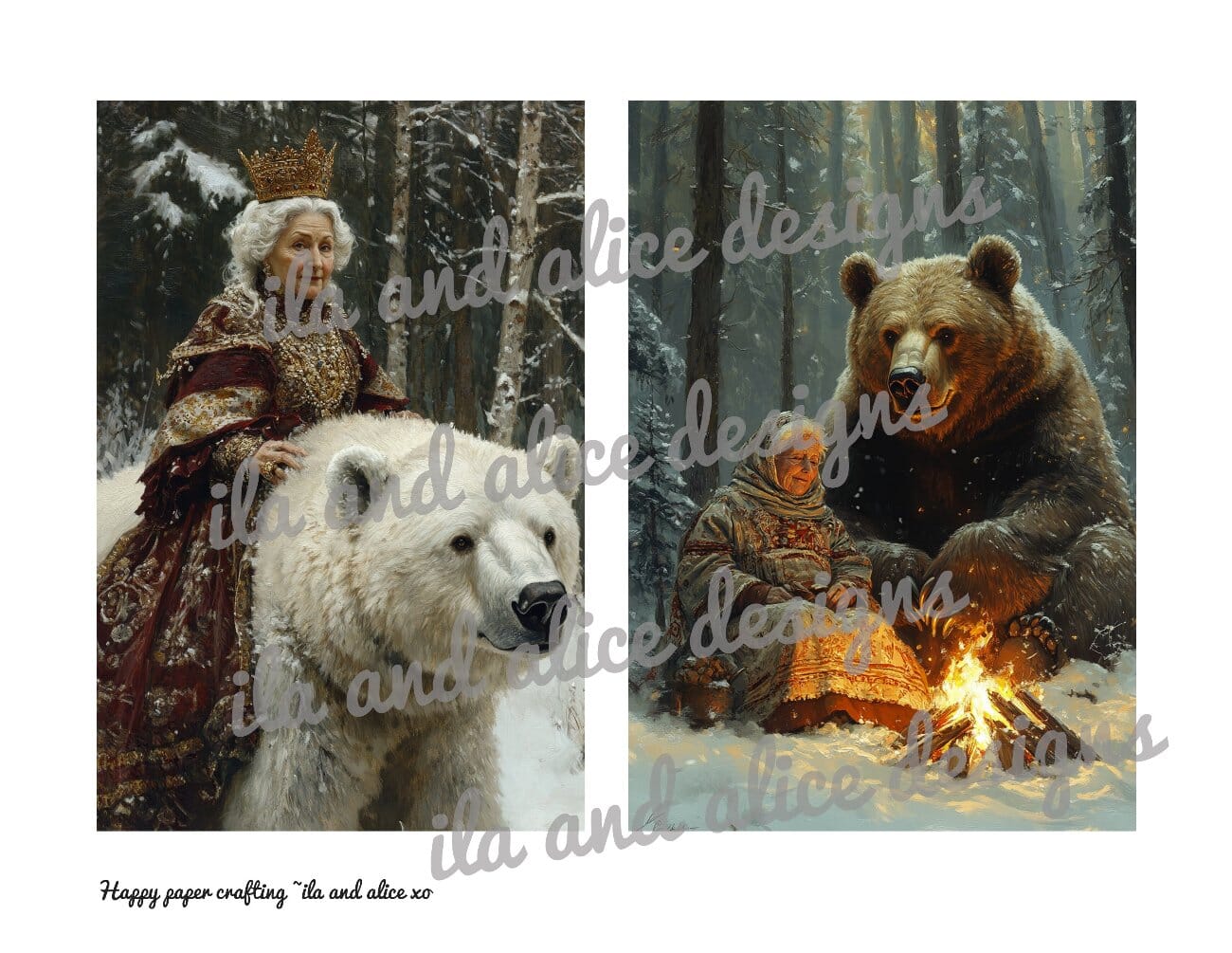 Slavic Winter Journal Tags Journal ila & alice 