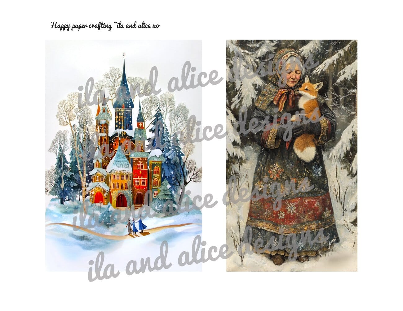 Slavic Winter Journal Tags Journal ila & alice 
