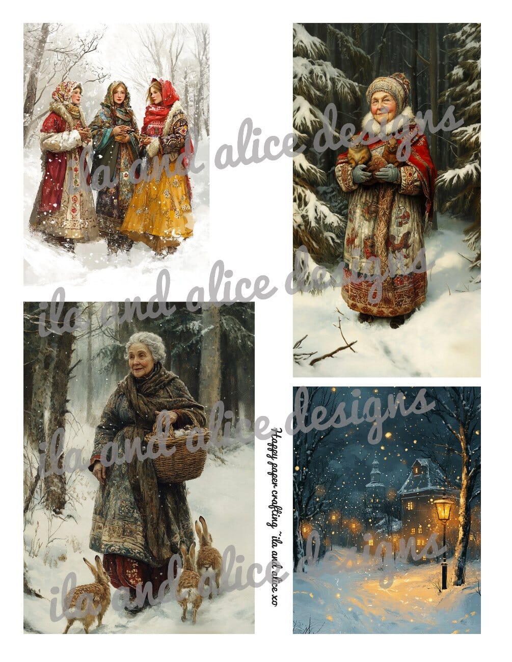 Slavic Winter Journal Tags Journal ila & alice 