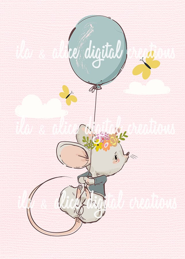 Playful Mice Postcards Post Cards ila & alice 